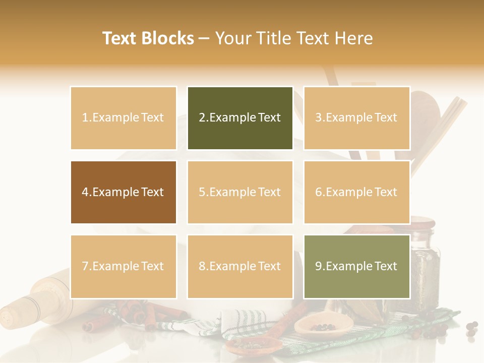 Item Cook Towel PowerPoint Template