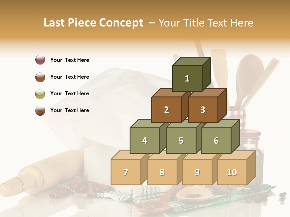 Item Cook Towel PowerPoint Template