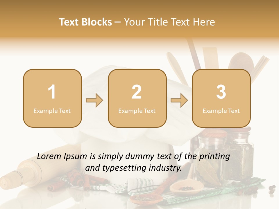 Item Cook Towel PowerPoint Template