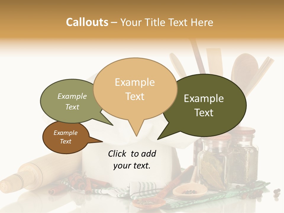 Item Cook Towel PowerPoint Template