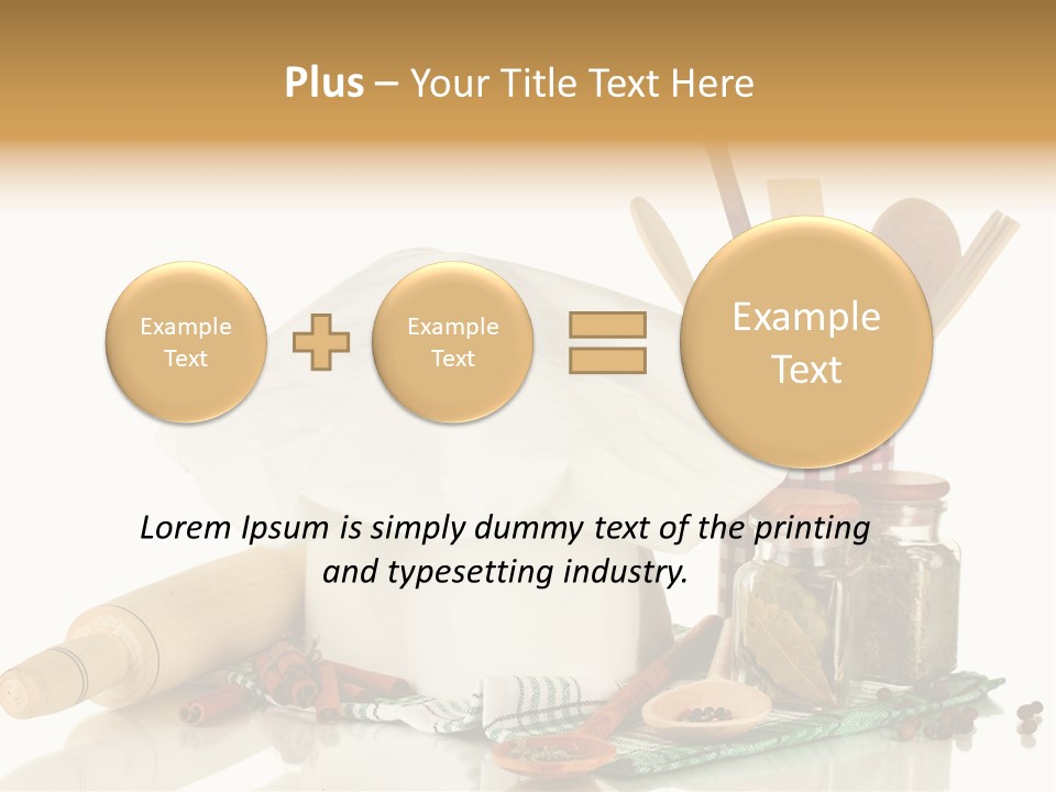 Item Cook Towel PowerPoint Template