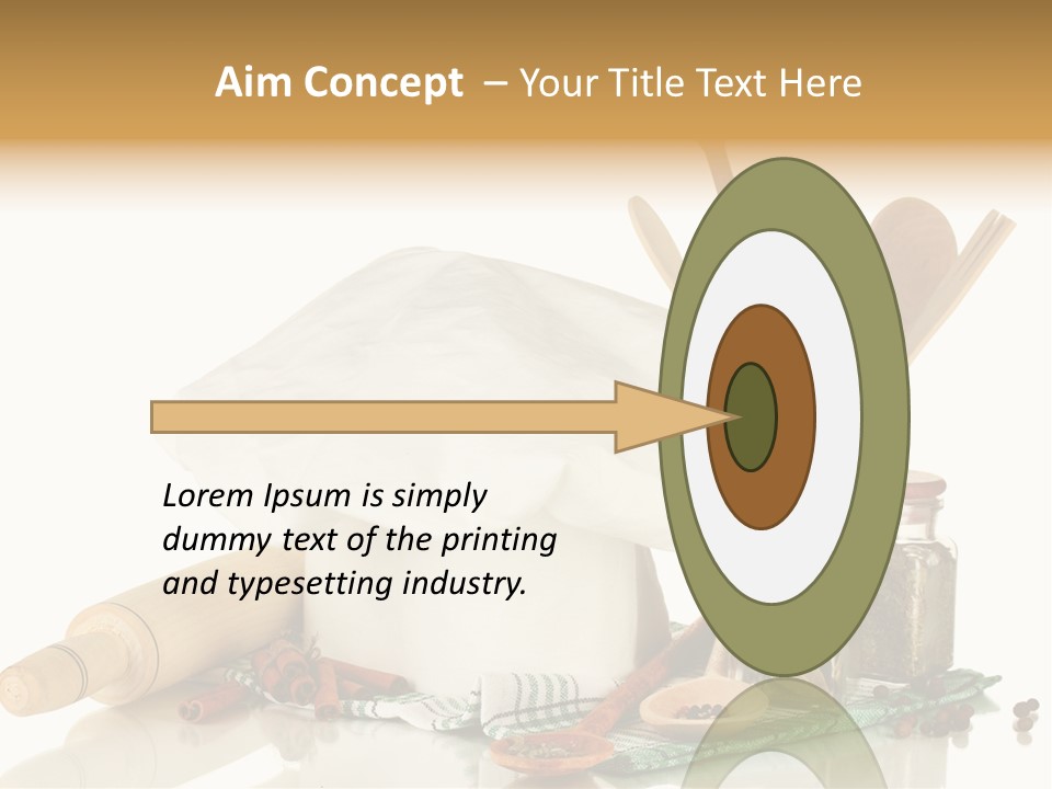 Item Cook Towel PowerPoint Template