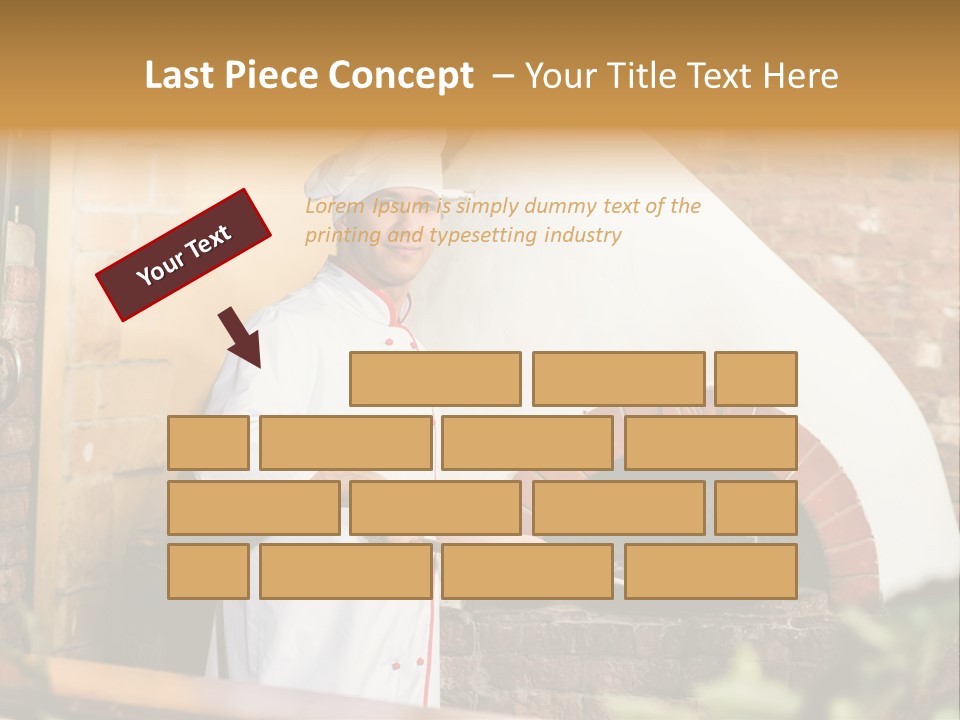 Cooked Cafeteria Emigrant PowerPoint Template