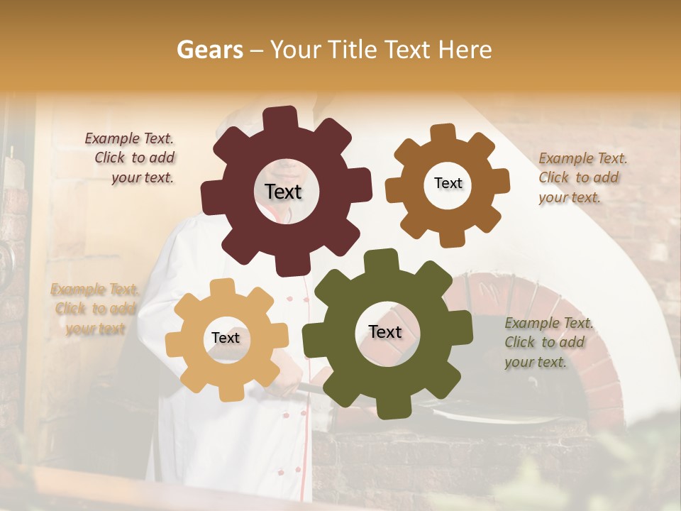 Cooked Cafeteria Emigrant PowerPoint Template