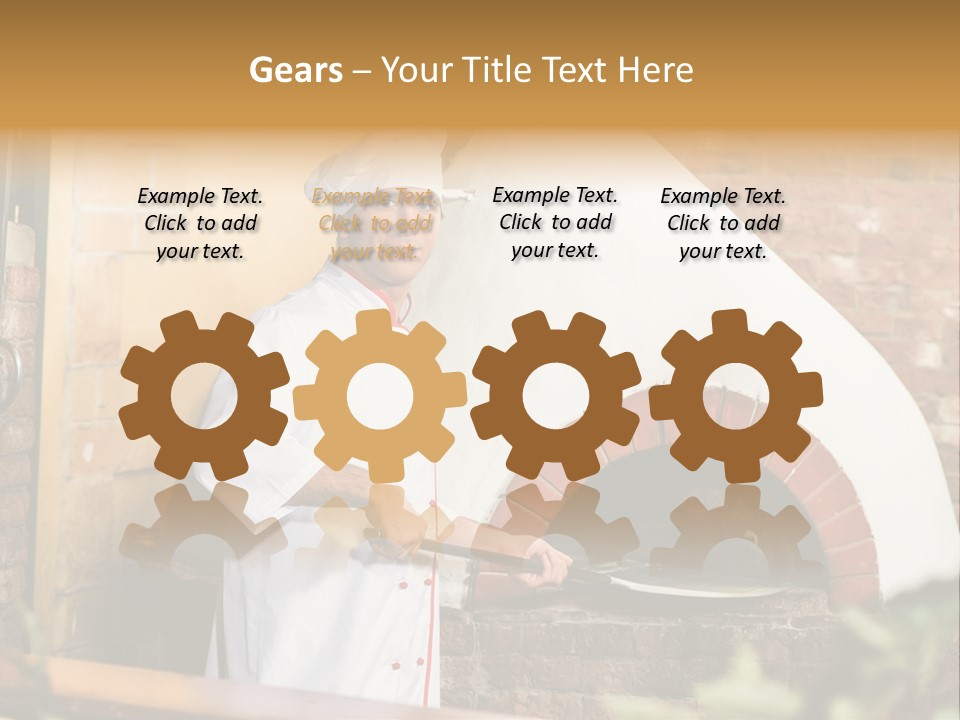 Cooked Cafeteria Emigrant PowerPoint Template