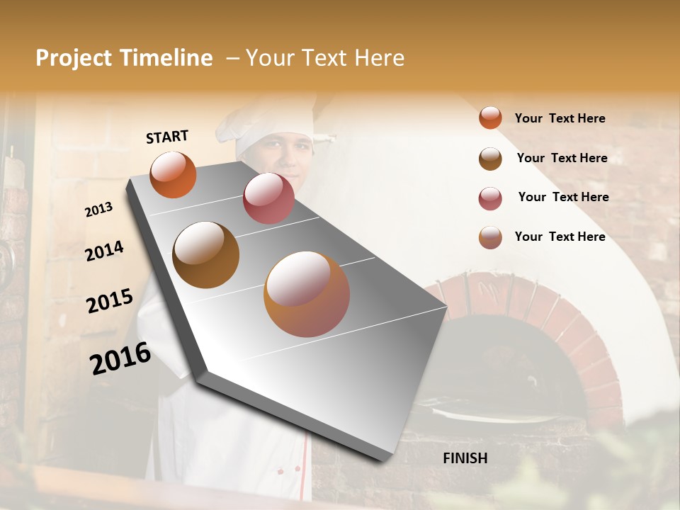 Cooked Cafeteria Emigrant PowerPoint Template