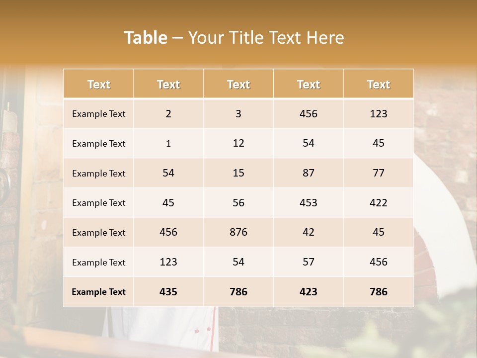 Cooked Cafeteria Emigrant PowerPoint Template