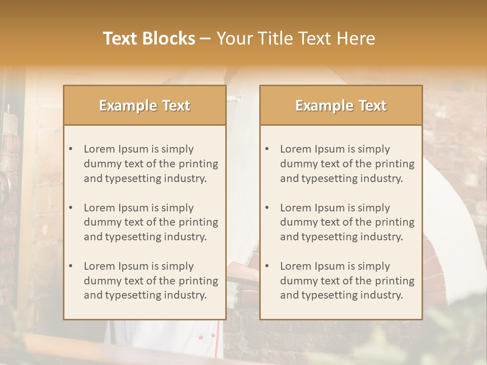 Cooked Cafeteria Emigrant PowerPoint Template