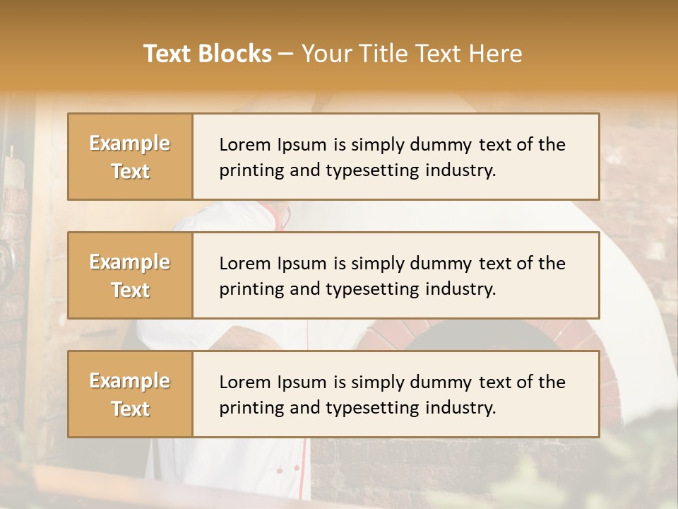 Cooked Cafeteria Emigrant PowerPoint Template