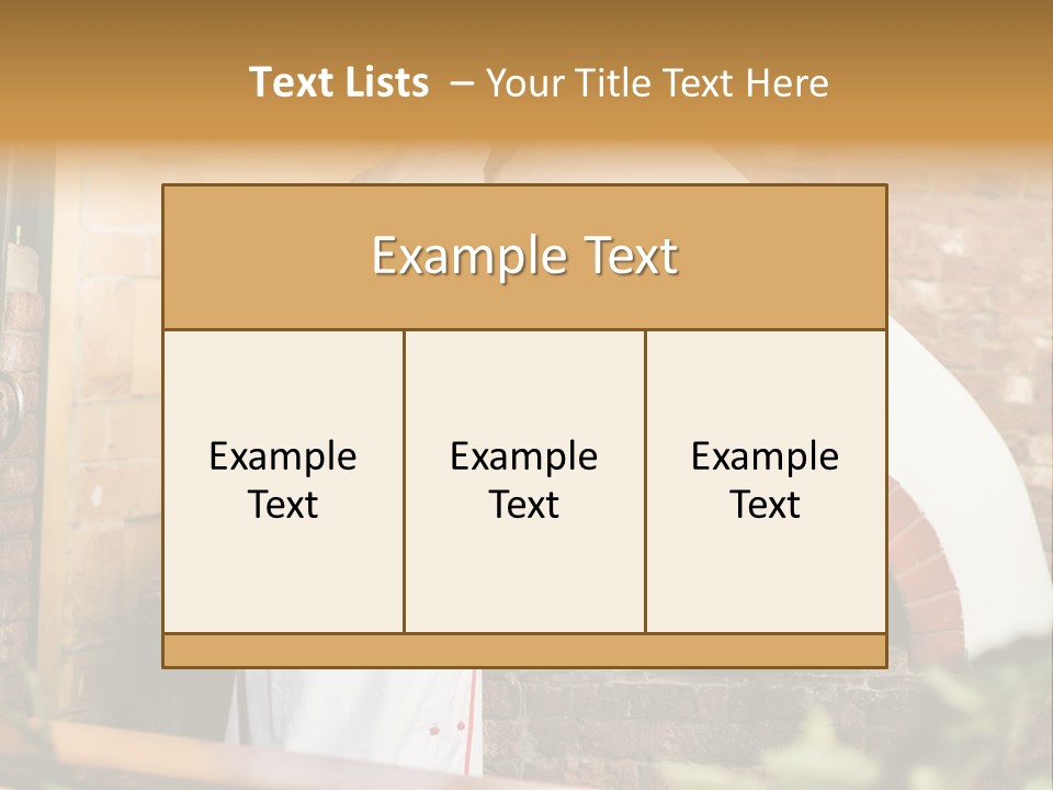 Cooked Cafeteria Emigrant PowerPoint Template