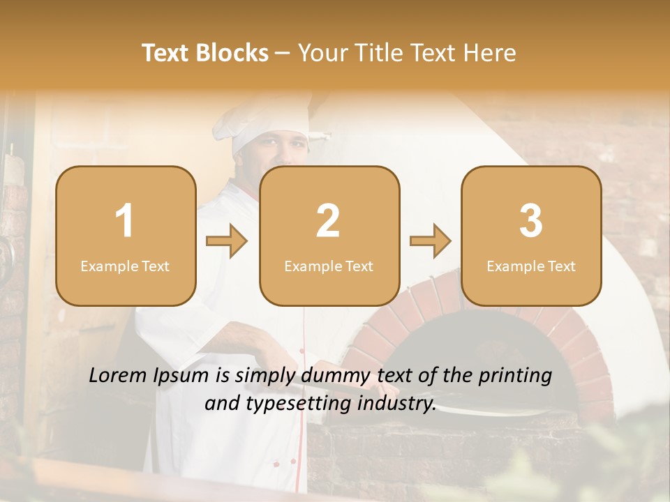Cooked Cafeteria Emigrant PowerPoint Template