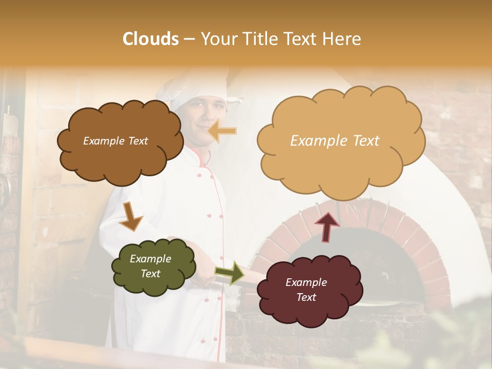 Cooked Cafeteria Emigrant PowerPoint Template
