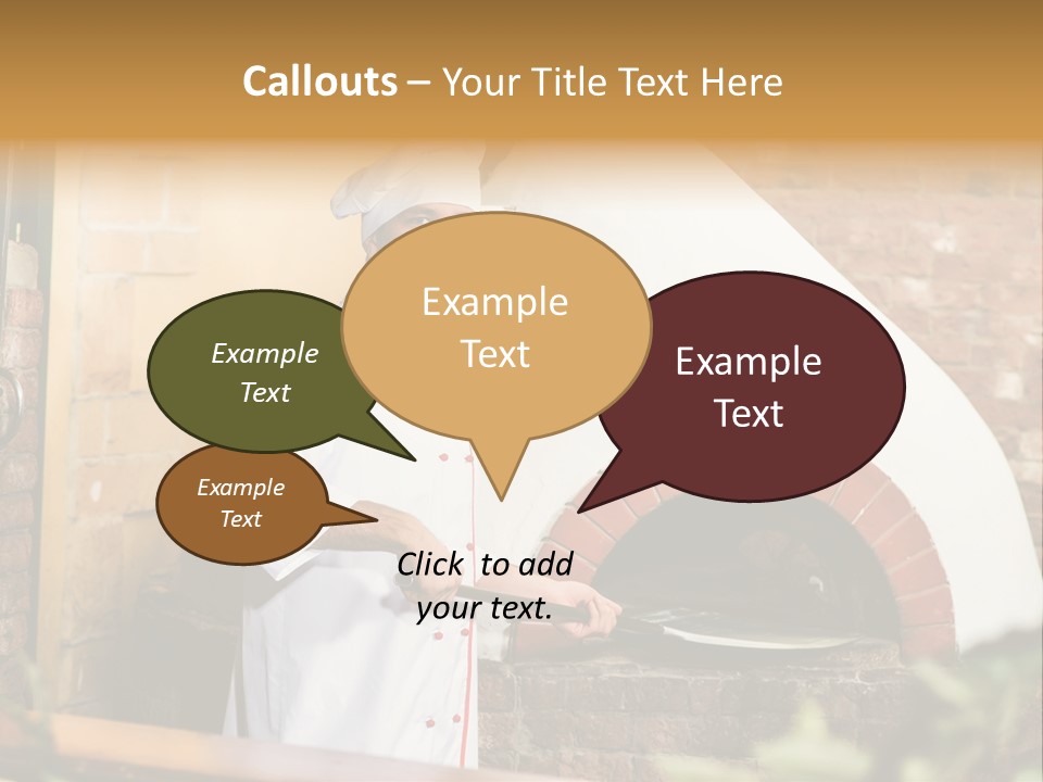 Cooked Cafeteria Emigrant PowerPoint Template