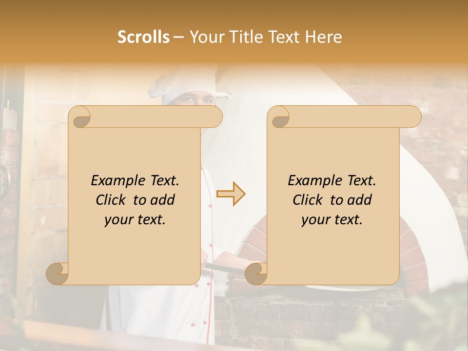 Cooked Cafeteria Emigrant PowerPoint Template