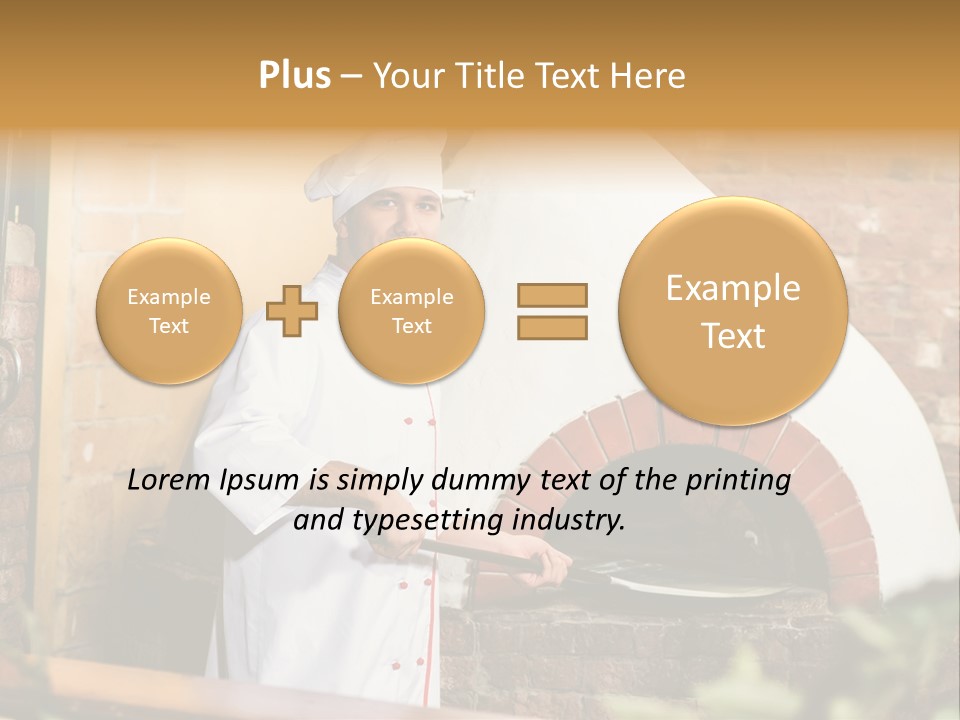 Cooked Cafeteria Emigrant PowerPoint Template