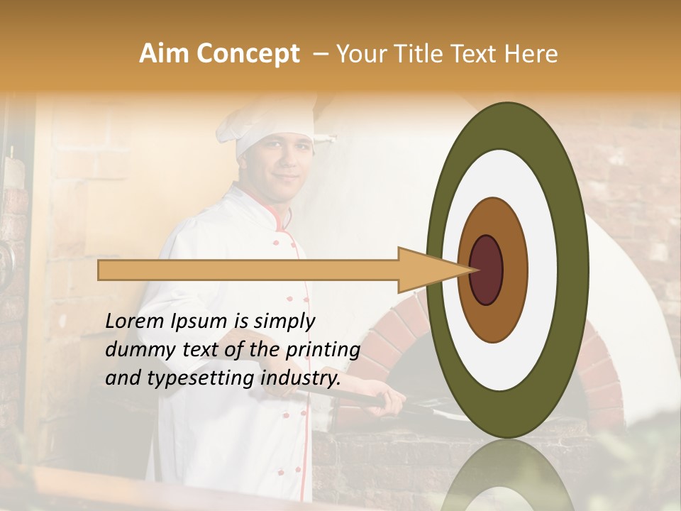 Cooked Cafeteria Emigrant PowerPoint Template