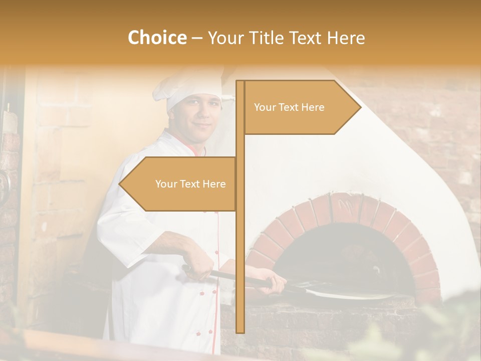 Cooked Cafeteria Emigrant PowerPoint Template