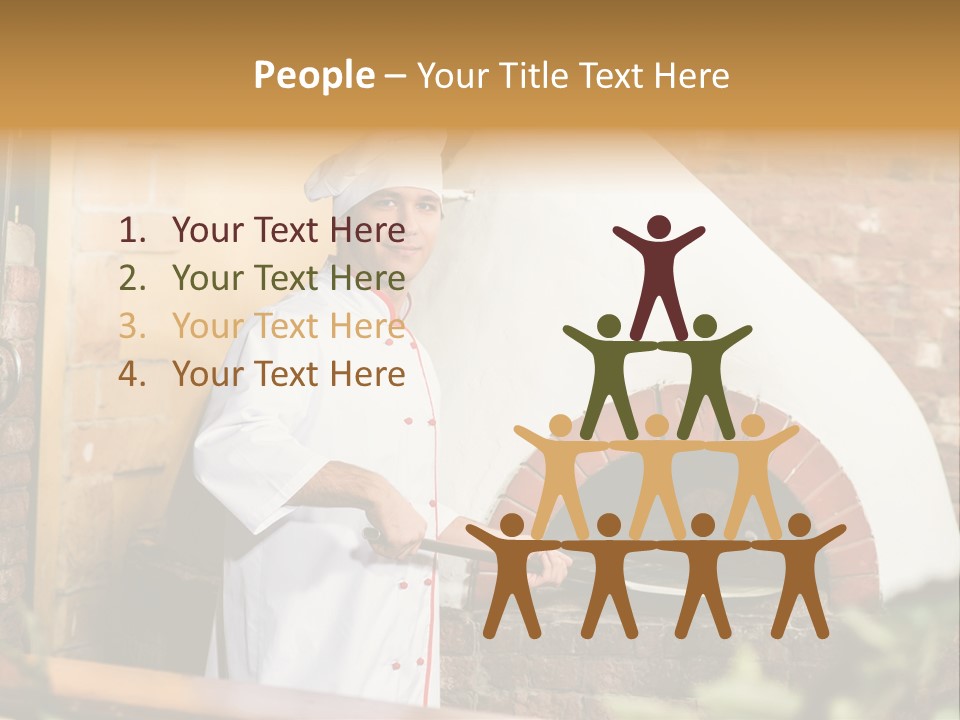 Cooked Cafeteria Emigrant PowerPoint Template