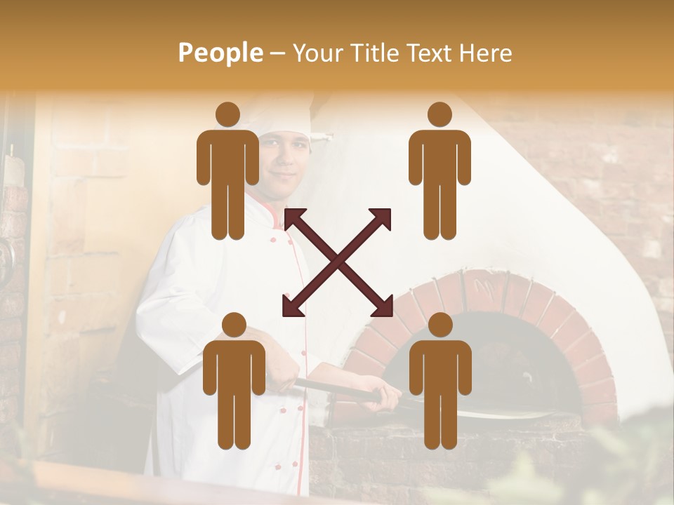 Cooked Cafeteria Emigrant PowerPoint Template