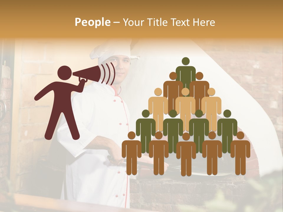 Cooked Cafeteria Emigrant PowerPoint Template