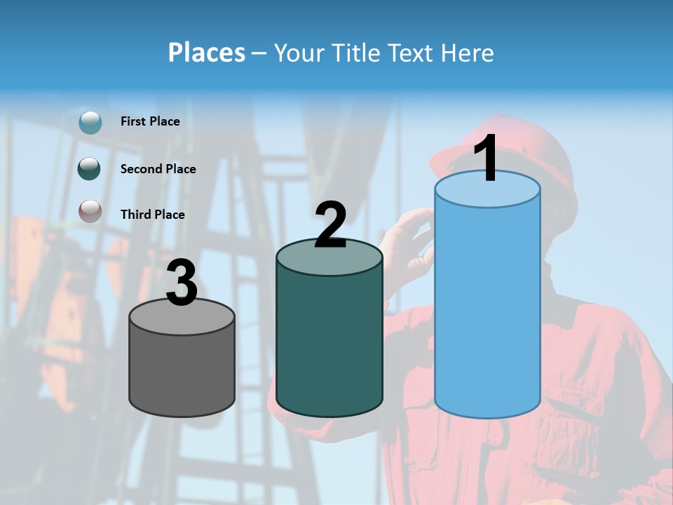Facility Oil Worker Glasses PowerPoint Template