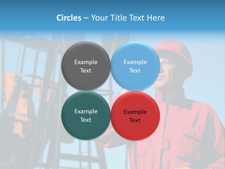 Facility Oil Worker Glasses PowerPoint Template