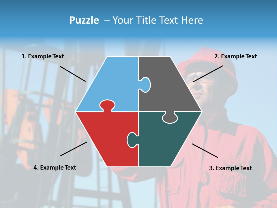 Facility Oil Worker Glasses PowerPoint Template