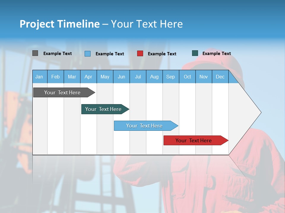 Facility Oil Worker Glasses PowerPoint Template