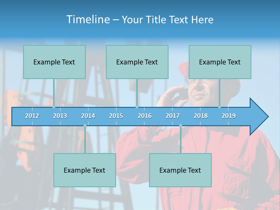 Facility Oil Worker Glasses PowerPoint Template