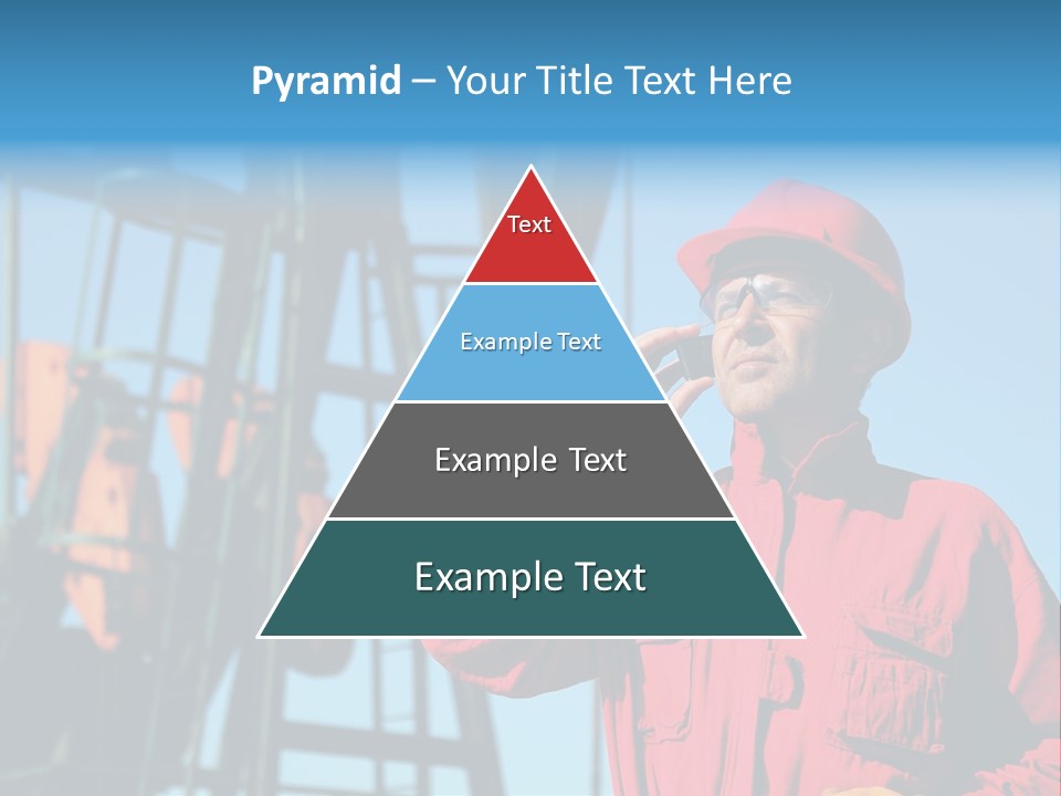 Facility Oil Worker Glasses PowerPoint Template
