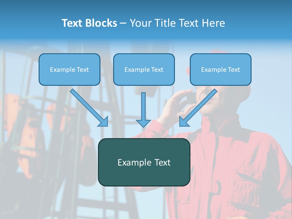 Facility Oil Worker Glasses PowerPoint Template