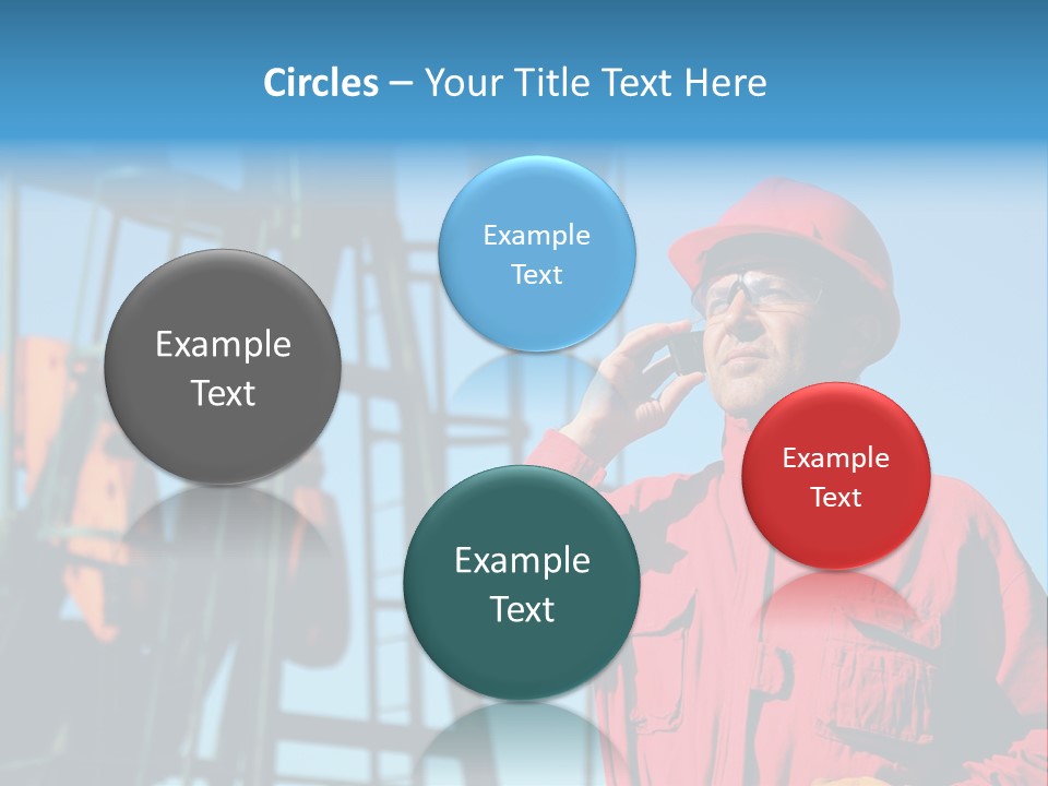 Facility Oil Worker Glasses PowerPoint Template