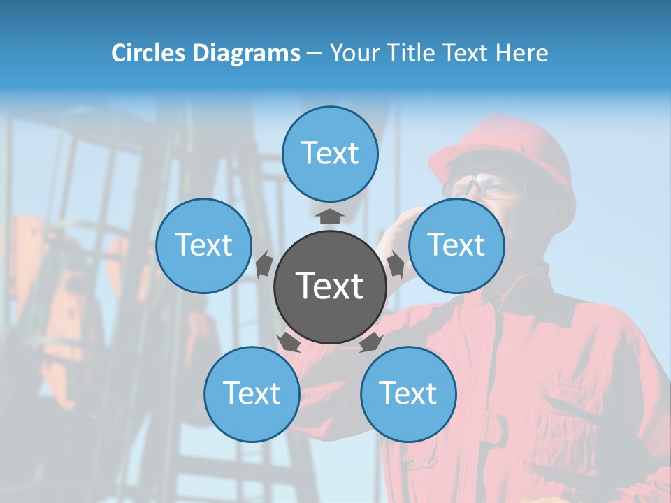 Facility Oil Worker Glasses PowerPoint Template