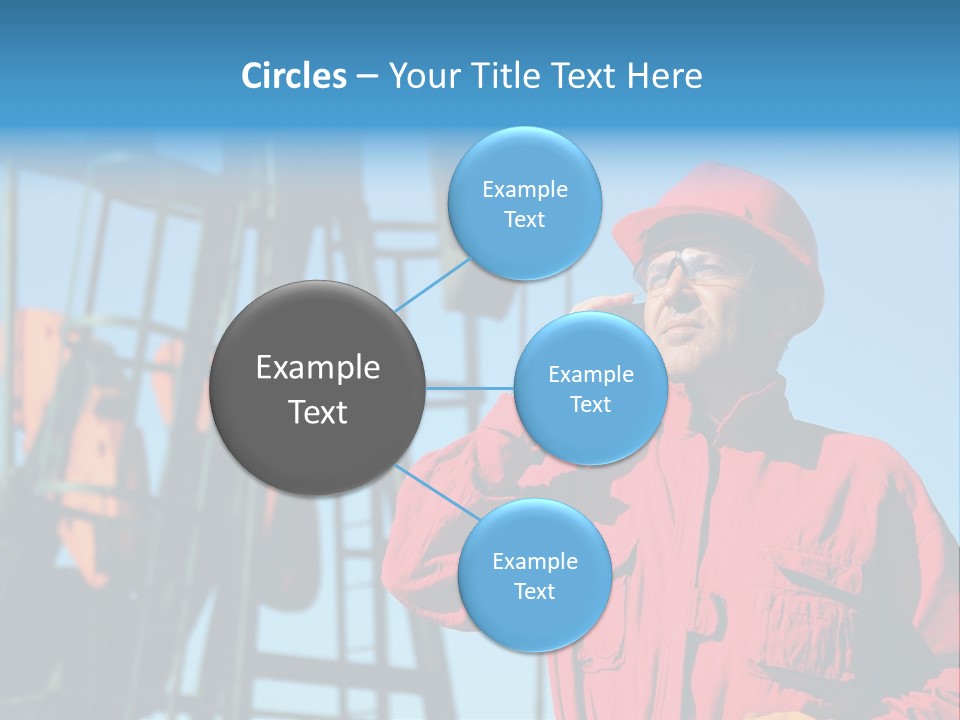 Facility Oil Worker Glasses PowerPoint Template