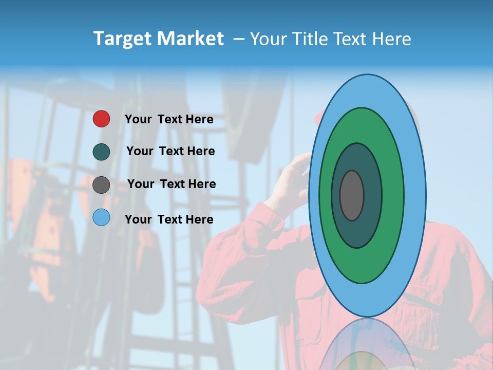 Facility Oil Worker Glasses PowerPoint Template