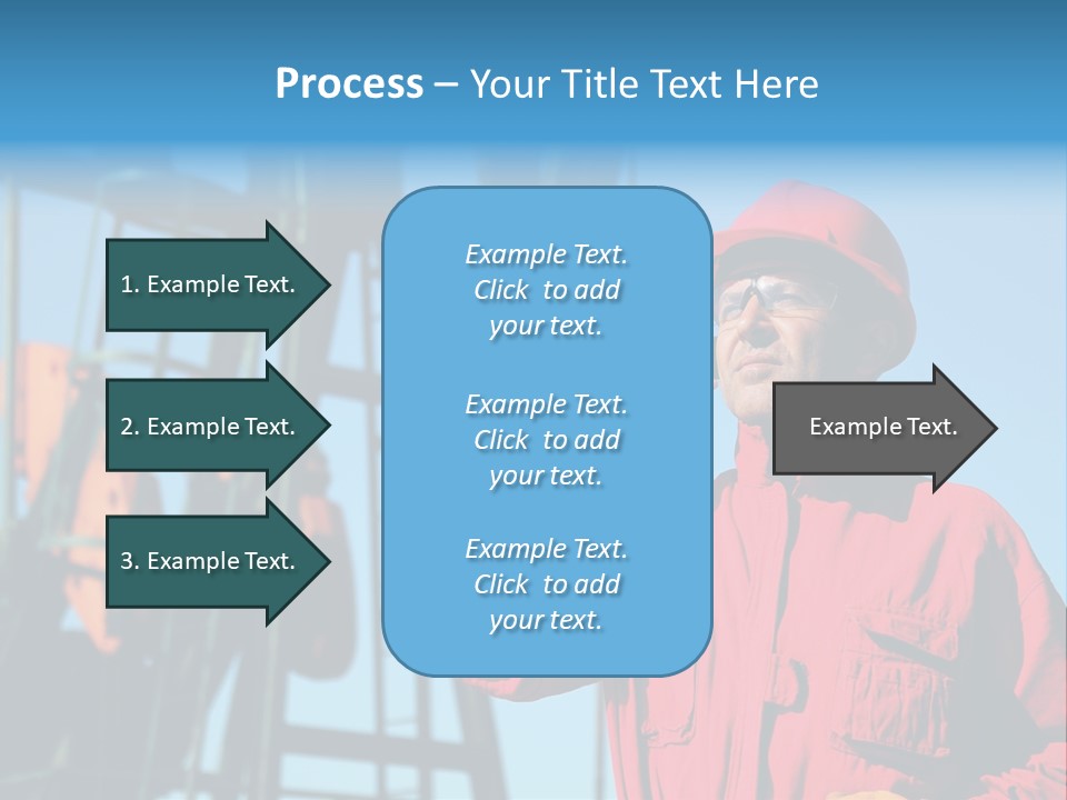 Facility Oil Worker Glasses PowerPoint Template