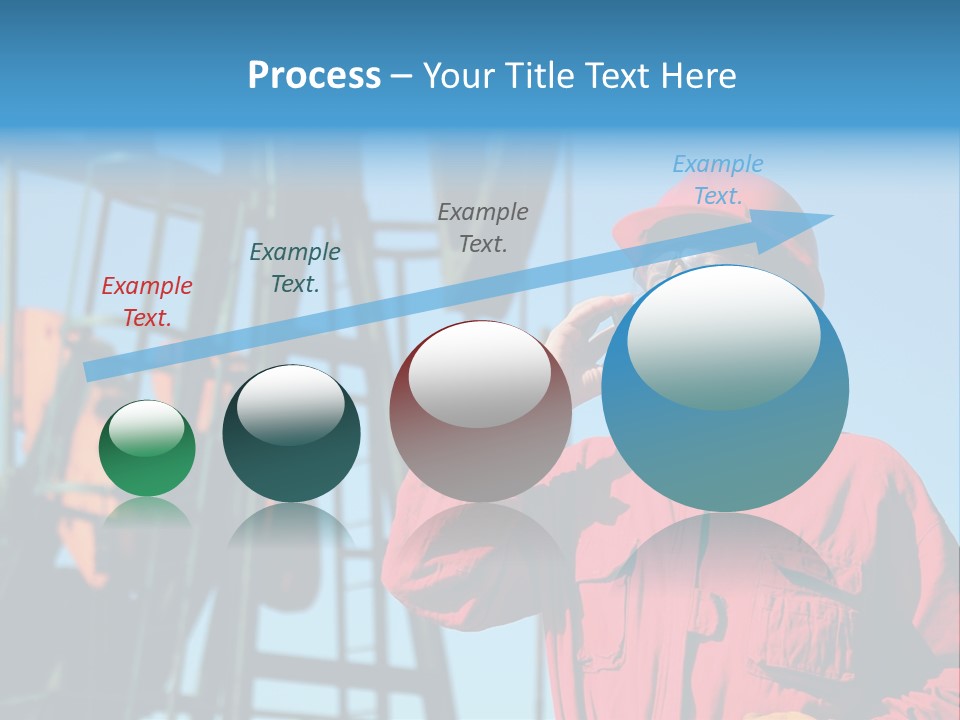 Facility Oil Worker Glasses PowerPoint Template