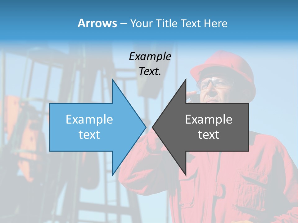Facility Oil Worker Glasses PowerPoint Template