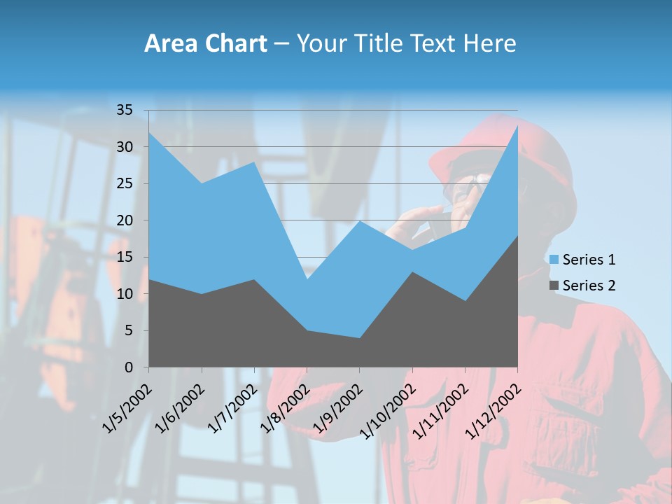 Facility Oil Worker Glasses PowerPoint Template