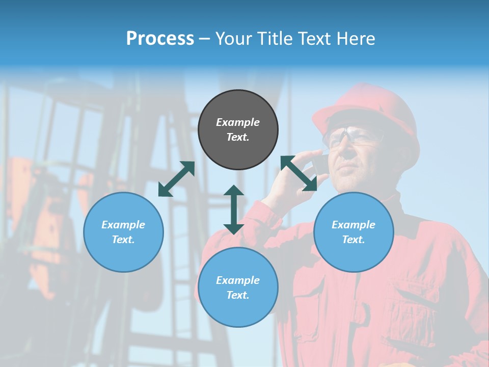 Facility Oil Worker Glasses PowerPoint Template