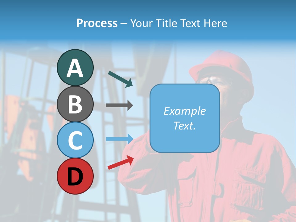 Facility Oil Worker Glasses PowerPoint Template