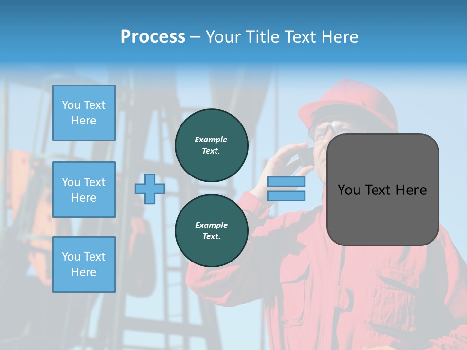 Facility Oil Worker Glasses PowerPoint Template