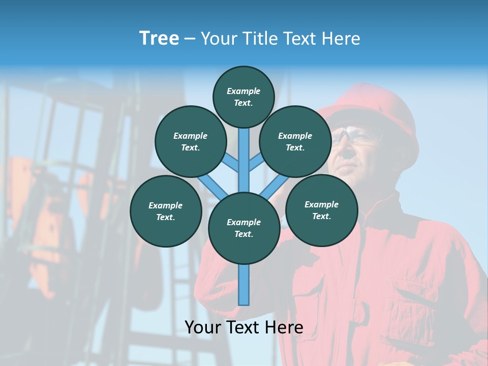 Facility Oil Worker Glasses PowerPoint Template