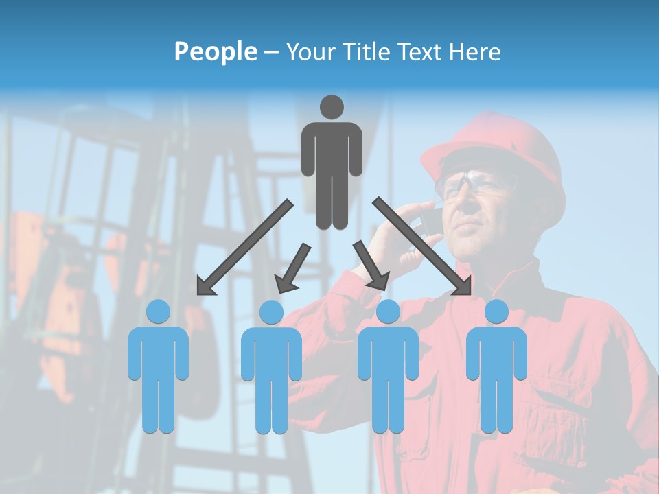 Facility Oil Worker Glasses PowerPoint Template