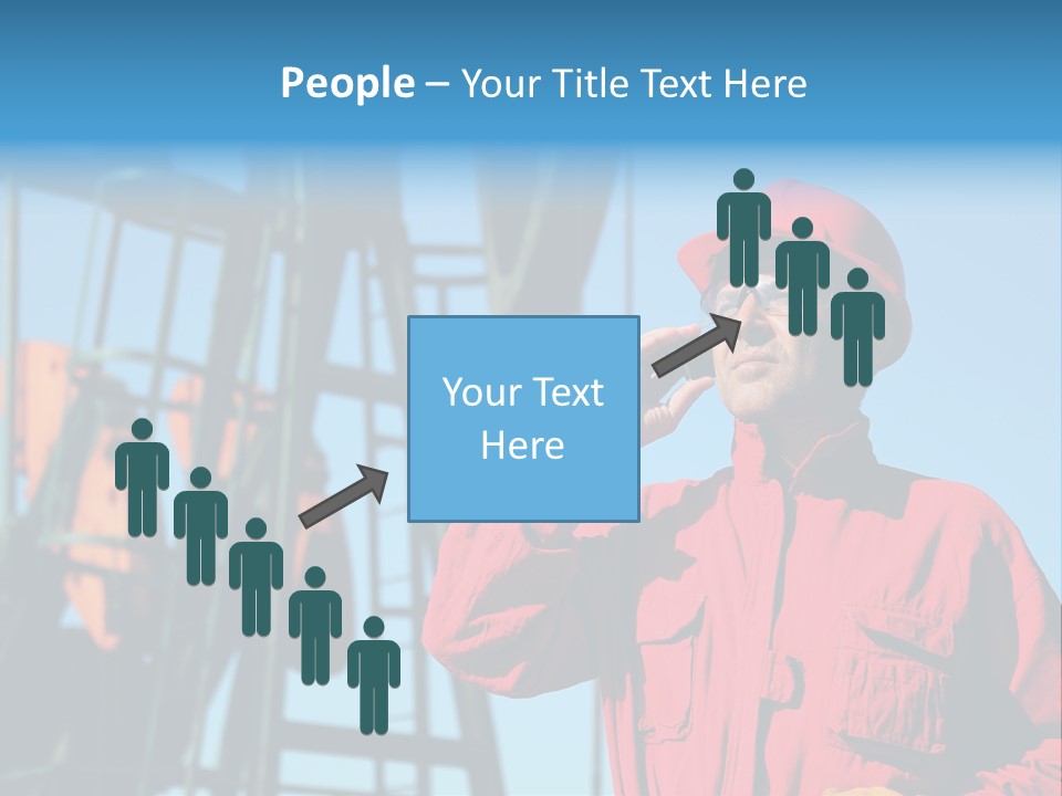 Facility Oil Worker Glasses PowerPoint Template