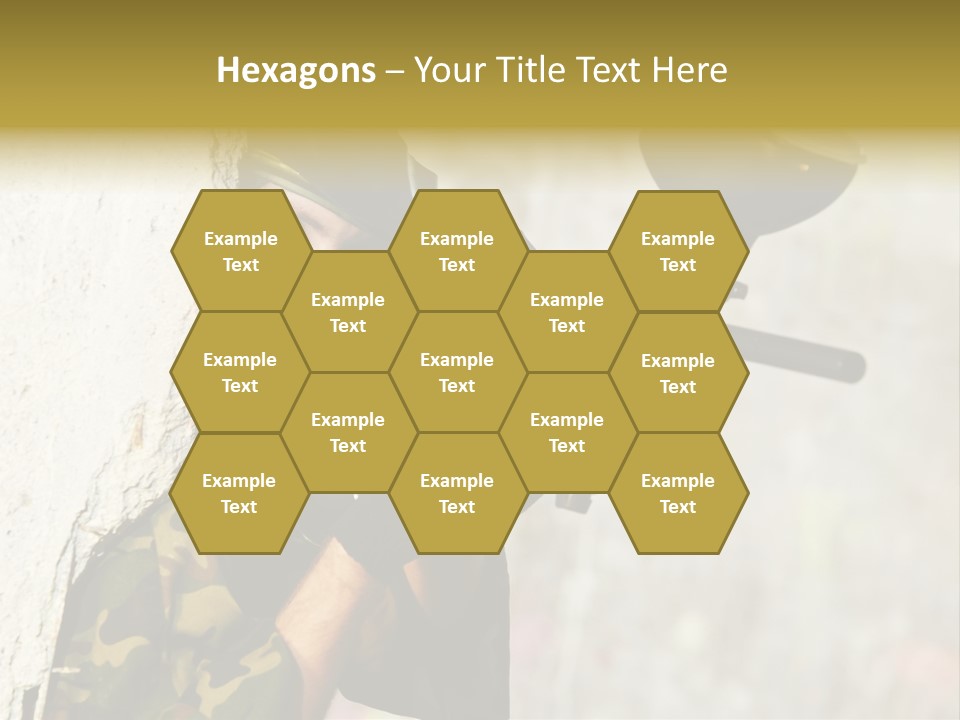 War Soldier Spring PowerPoint Template