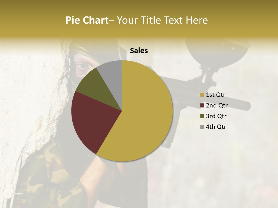 War Soldier Spring PowerPoint Template