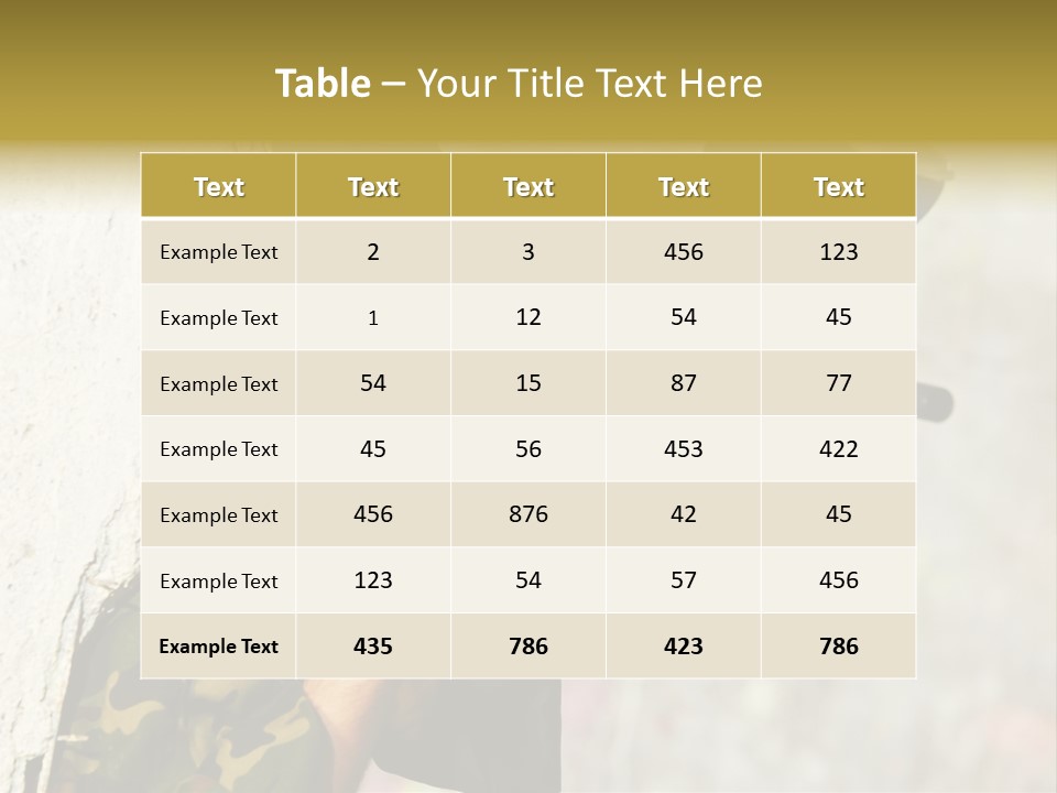War Soldier Spring PowerPoint Template