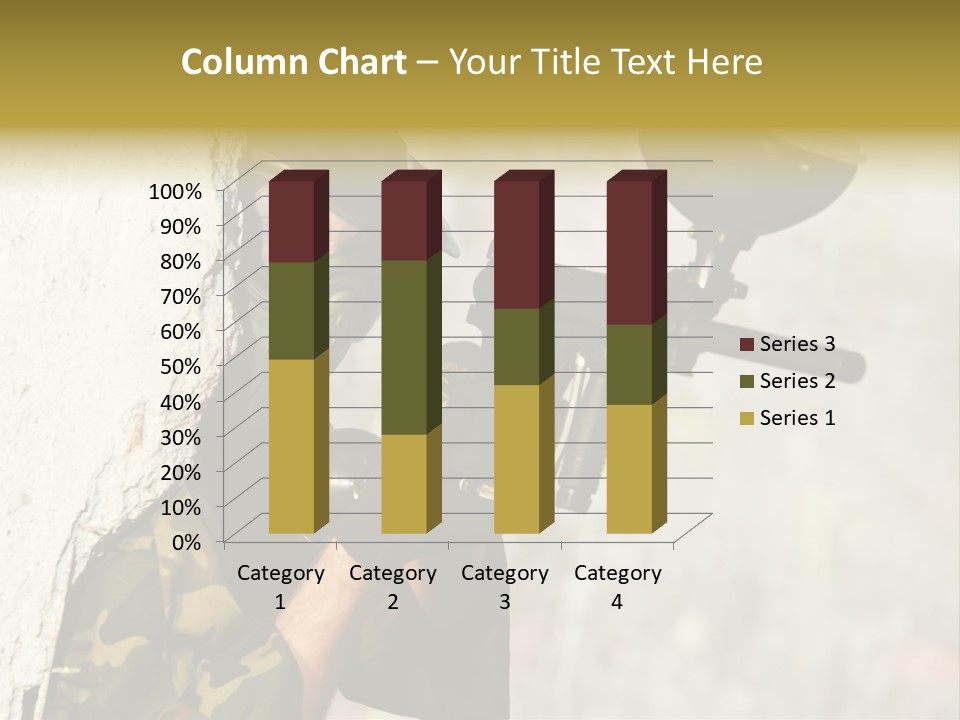 War Soldier Spring PowerPoint Template