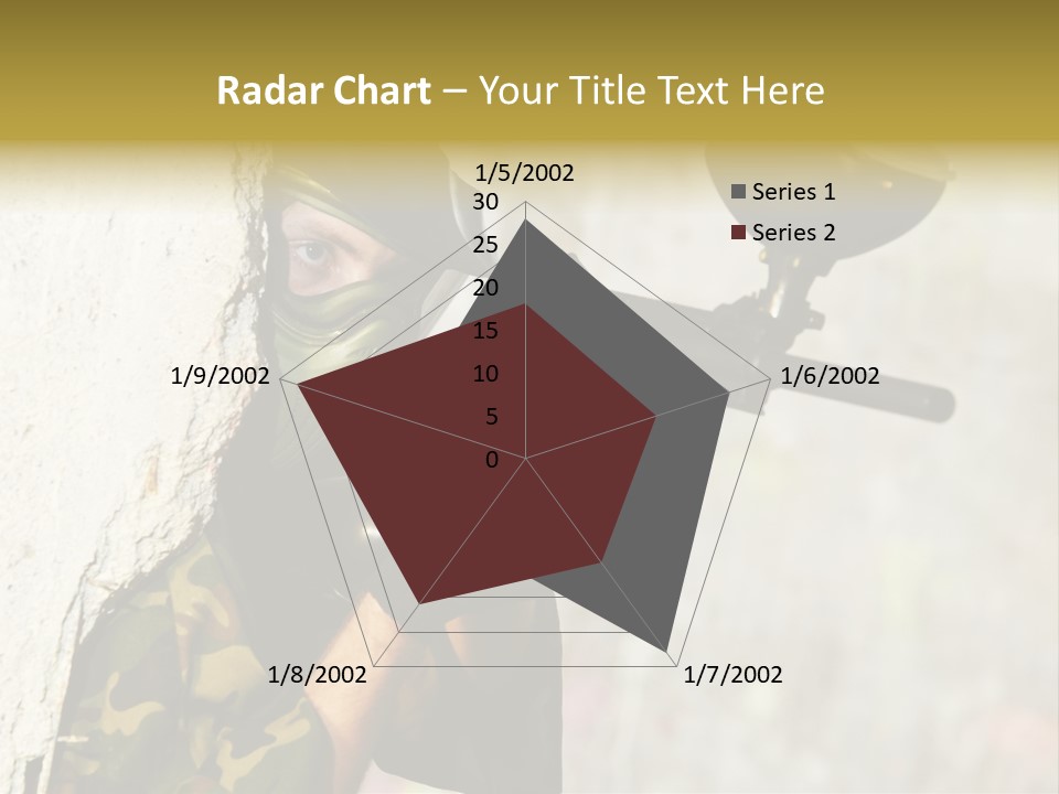 War Soldier Spring PowerPoint Template